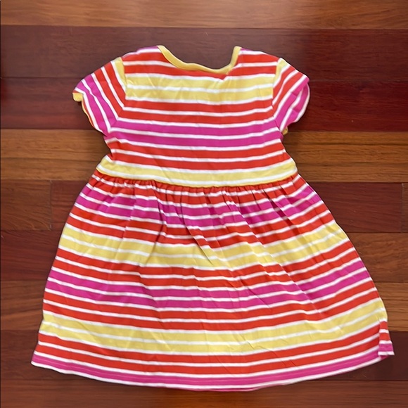 Colorful Striped Kids Dress - Picture 5 of 5
